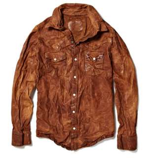    Coats and jackets  Leather jackets  Leather Cowboy Shirt