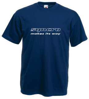 VW Bus T3 Syncro makes its way T Shirt orig. Schrift  