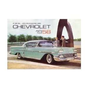 1958 CHEVROLET Sales Folder Literature Piece