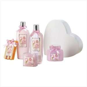   Set in Heart Shaped Box with Joy Candle 