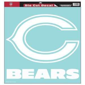 Chicago Bears 18x18 Die Cut Decal: Sports & Outdoors