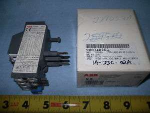NEW ABB THERMAL OVERLOAD RELAY TA25 DU 11 7.5   11  