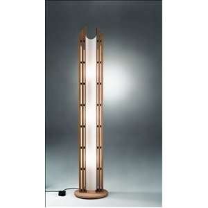  Justice Design DOM 8000, Domus Tall Floor Lamp, 3 Light 