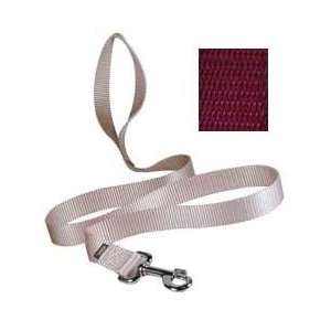  Quick Snap Leash   Wide 6 Foot Burgundy