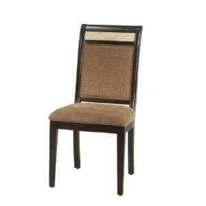  Legacy B385 Beige Chenille with Marble Inlay Side Chair 