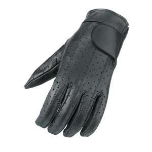  Mossi Mens Summer Vented Riding Glove Large Black 