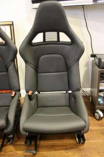   911 997 GT2 Carbon Fiber w/ Black Leather Sport Bucket Seats  