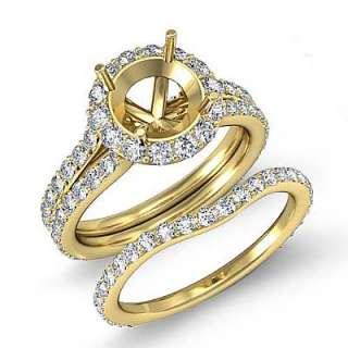 81ct Diamond Ring Round Bridal Setting 14k Gold s5.5 Engagement 