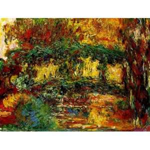     Claude Monet   24 x 18 inches   japanese bridge