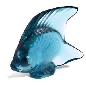  Lalique Crystal Fish Turquoise 30005