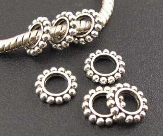 200pcs Tibetan Silver Nice Spacer Beads Fit Charm Bracelet f#759 