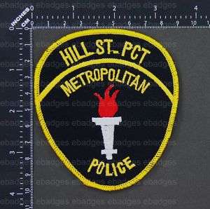 B822 HILL STREET PRECINCT POLICE PATCH patches hill st  