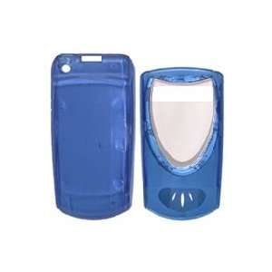  Clear Blue Faceplate w/ Standard Battery Cover For MOT 