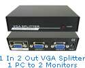 PORT SVGA VGA Manual Sharing Switch Switcher+3 Cables  