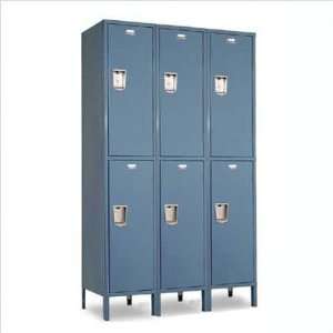  Vanguard Unit Packaged Lockers   Double Tier   3 Sections 