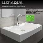   aqua Waschtisch Waschbecken zur Wandmontage 4078 Artikel im Lux aqua