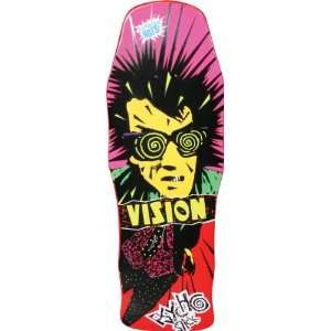  Vision Og Psycho Stick Deck 10x30.5 Red Skateboard Decks 