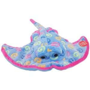   Plush   Color Swirls   Sting Ray (Sea Blue   18 Inch): Toys & Games