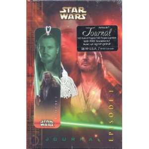  Star Wars Episode 1 Qui Gon Journal with Bookmark Toys 