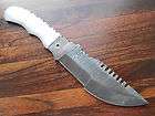  Damascus Survival Tracker Knife Blank Blade Bear Skinner Hunter jpj