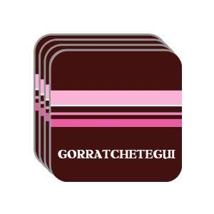   Gift   GORRATCHETEGUI Set of 4 Mini Mousepad Coasters (pink design