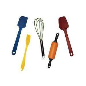  Childrens Little Cook 5 Piece Silicone Tool Set: Toys 
