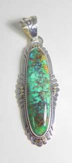   Carico Lake Turquoise Pendant Handmade Jewelry Tq gemstone  