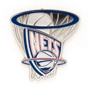  NEW JERSEY NETS OFFICIAL LOGO LAPEL PIN: Sports & Outdoors