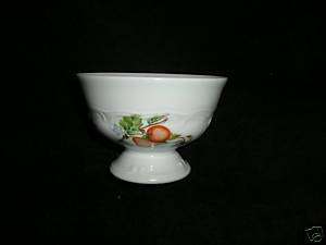 Royal Kent Poland Vintage Fruit Garden Footed Cup New  