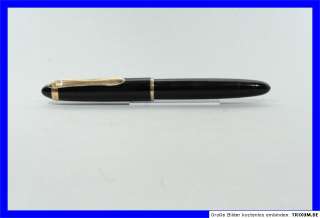   Filler, gold nib, classic black & gold, german fountain pen  