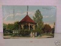 Band Stand, Penn Park, York, Pa. Post Card  