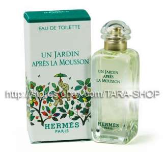 Mini perfume HERMES UN JARDIN ARPES LA MOUSSON 7.5mL  