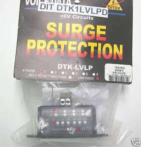 Ditek Voice Data 6 cir Surge Protector DTK 1LVLP D NEW  