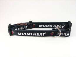 NBA Miami Heat Pet Dog Sports Collars (all sizes)  