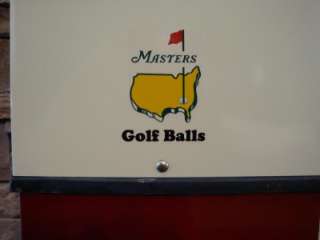   *Golf Balls* Vending Machine Masters Golf Club Cart Badge  