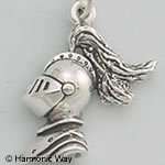 STERLING SILVER ~ KNIGHT ~ .925 SS CHARM  
