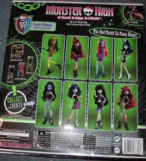 Monster High CREATE A MONSTER Starter Kits Vampire/Sea Monster 