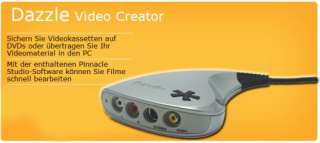 Pinnacle Dazzle Video Creator Videoschnittkarte DVC103  