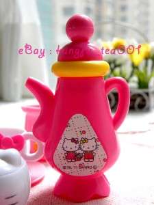   Miniature Tea Time Set Cup Teapot Plate Milk Pot Cooking Toy  