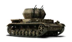 RARE Forces of Valor German Flakpanzer IV Wirbelwind  
