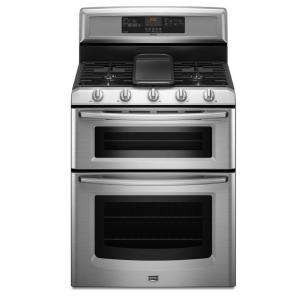 Maytag Gemini 30 in. Self Cleaning Freestanding Double Oven Gas 
