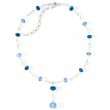    Necklace, Vieste Blue Bead Y Shape  