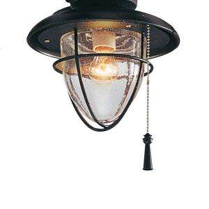Hampton Bay Palm Beach 1 Light Gilded Iron Ceiling Fan Light Kit 