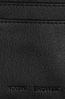 Nixon The Showbiz Tri Fold Wallet in Black Wash  Karmaloop 