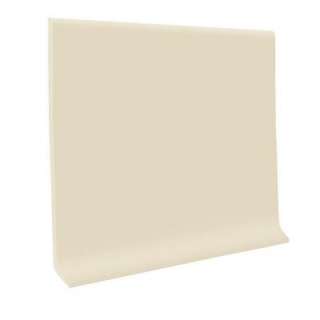 ROPPE 20 ft. x 4 in. x 5/64 in. Almond Vinyl Self Stick Wall Base 