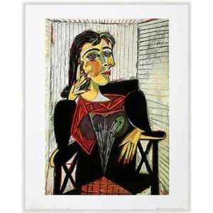 Bild mit Rahmen: Pablo Picasso, Portrait of Dora Maar, 40 x 50 
