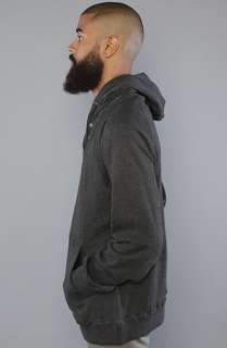 LRG Core Collection The Core Collection Hooded Henley in Black Heather 