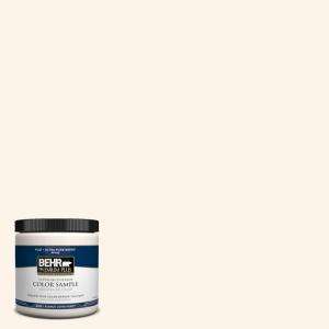 BEHR Premium Plus 8 oz. Cotton FluffInterior/Exterior Paint Tester # W 