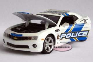 New Chevrolet Camaro Police Car 1:24 Alloy Diecast Model Car With Box 