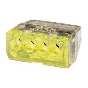   Sure 4 Port Yellow Wire Connectors (10 Card) 30 286 